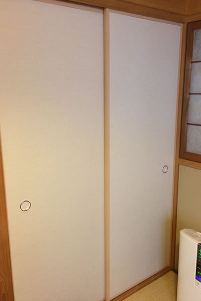 ふすま施工